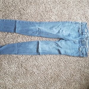 Straight leg jeans